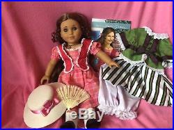 American Girl Doll Marie-Grace with book, outfits and accessories- Retired