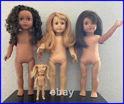 American Girl Doll MaryEllen, Luciana & Our Generation Doll & Mini AG Doll Play