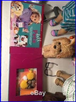 American Girl Doll McKenna & Like Me Doll Plus Accessories Lot Excellent
