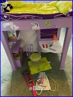 American Girl Doll McKenna and Loft Bed set with most accessories gently used