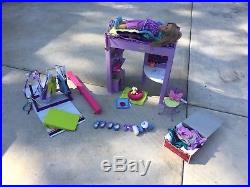 American Girl Doll Mckenna's Loft Bed & Gymnastics Set With Outfits
