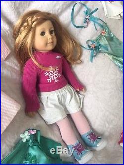American Girl Doll Mia 2008 & Huge Lot Of Clothes & Accessories 120+ Pieces