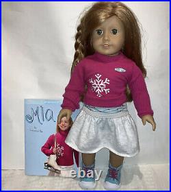 American Girl Doll Mia St. Clair, RETIRED Girl of the year 2008 SKATE CLUB Book