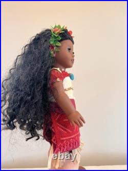 American Girl Doll Moana 2 With Meet Outfit And Box