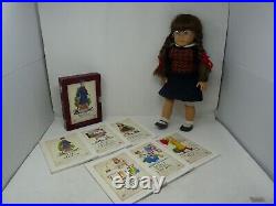 American Girl Doll Molly Mcintire Outfit, Book Set, and Doll Included NO HAT EUC