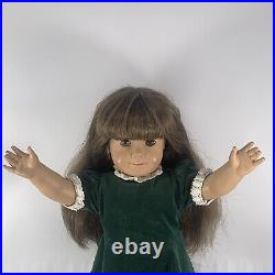 American Girl Doll Molly Pleasant Company with 1989 Dress Green Velvet White