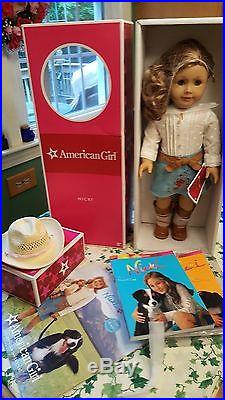 American Girl Doll NICKI WHOLE WORLD in BOXES, Ranch, Gala, Hat, Jackson Horse, etc