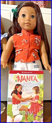 American Girl Doll Nanea Girl of Year 2011 Hawaiian Pearl Harbor