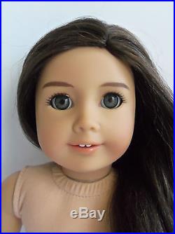 American Girl Doll OOAK Custom 18 Brown hair Green Eyes