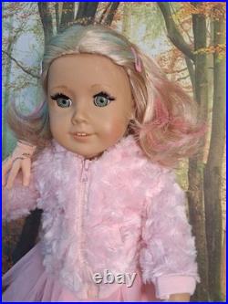 American Girl Doll OOAK Enid Sinclair Replica From Wednesday Series Pink Jacket