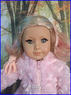 American Girl Doll OOAK Enid Sinclair Replica From Wednesday Series Pink Jacket