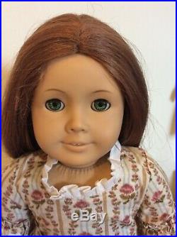 American Girl Doll Pleasant Co. Felicity Meet Outfit Book Hair Ribbon & Box