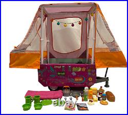 American Girl Doll Pop Up Adventure Camper Trailer Retired Accessories Truly Me