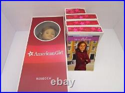 American Girl Doll REBECCA RUBIN 18 with Box, Meet Outfit + 4 outfits-RETIRED