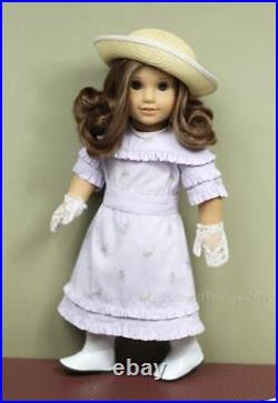 American Girl Doll Rebecca Rubin 18 Green Eyes W Purple Summer Dress Outfit HTF