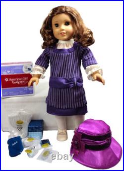 American Girl Doll Rebecca Rubin 18 Hanukkah Gift Set Dress Barret Hat Shoes