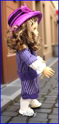 American Girl Doll Rebecca Rubin 18 Hanukkah Gift Set Dress Barret Hat Shoes