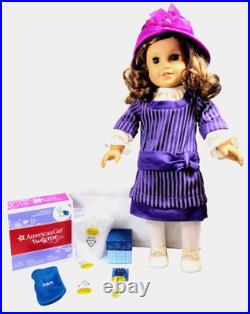 American Girl Doll Rebecca Rubin 18 Hanukkah Gift Set Dress Barret Hat Shoes