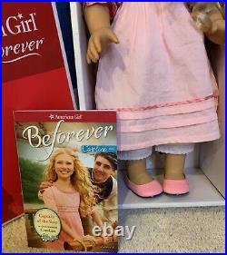 American Girl Doll Retired Caroline Abbott 18in with box and book