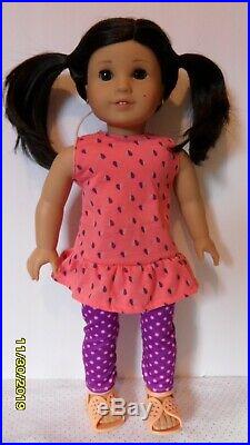 American Girl Doll Retired Z YANG 2017 + outfits