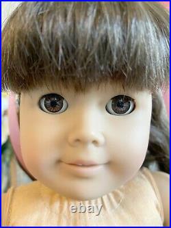 American Girl Doll Samantha Pleasant Company, RARE DREAMER Eyes! Tan Body, READ