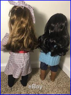 American Girl Doll Sonali And Samantha Lot Excellent Condition