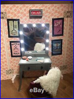 American Girl Doll Tenney's Stage and Music Cartidges Tenney Logan Vanity Chair