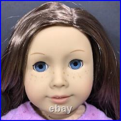American Girl Doll Truly Me 23 Brown Hair Blue Eyes Freckles Activity 2014 Box
