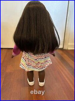 American Girl Doll Truly Me #80 Dark Brown Hair Darkest Skin w. Box EUC