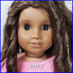 American Girl Doll Truly Me JLY 46 Curly Dark Brown Hair Sonali Mold Gabriella