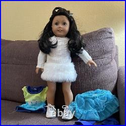 American Girl Doll Truly me # 49 Retired! Medium Skin, Blue Eyes Salon Hair, EUC