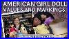 American Girl Doll Values And Markings Pleasant Company Vs American Girl What To Look For