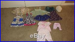 American Girl Doll lot of 14 dolls with accessories (clothes, furniture)