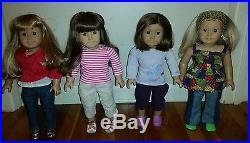American Girl Doll lot of 4 EUC