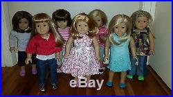 American Girl Doll lot of 7 EUC