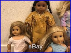 American Girl Doll lot of 8 dolls Pleasant Company Original Toy