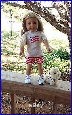 American Girl Doll of the Yr. Retired 2003. Kailey Hopkins. With Lots of Extra's