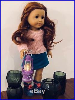 American Girl Doll with lantern