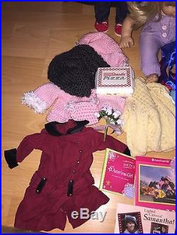 American Girl Dolls And Bitty Baby Dolls Lot Plus Clothing Accessories