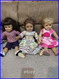 American Girl Dolls Lot of 3
