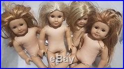 American Girl Dolls Lot of 4 Unidentified