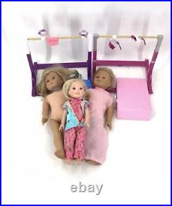 American Girl Dolls With Accessories Lot Of 3 Dolls