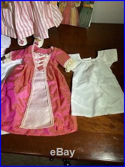 American Girl Elizabeth Cole 18 Doll & Outfits Accessories Lot Retired Bundle