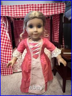 American Girl Elizabeth Cole 18 Doll With Meet Dress, Retired & Restored