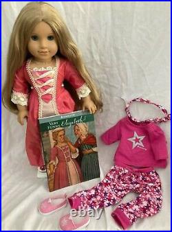 American Girl Elizabeth Doll 18 and LOT extra clothes virtually new