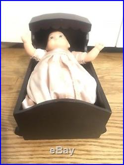 American Girl Felicity Baby Sister Polly with Cradle and Bedding