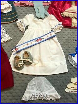 American Girl Felicity Doll Outfits LOT Historical Series Pleasant Company