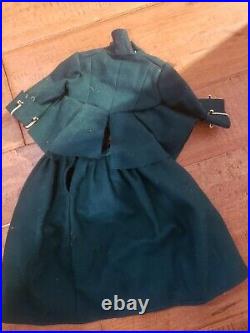 American Girl Felicity Doll Pleasant Company with chair and Green Riding Outfit