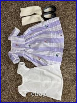 American Girl Felicity Merriman 18Doll, Pleasant Co. Lavender Traveling Outfit