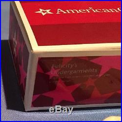 American Girl Felicity Undergarments Undies with Stays, Pocket, Hoop IN BOX